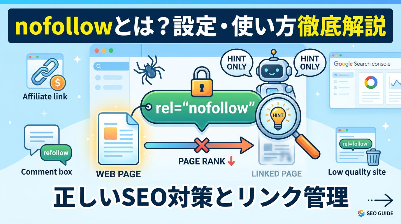 nofollowとは？意味・設定方法・正しい使い方を徹底解説