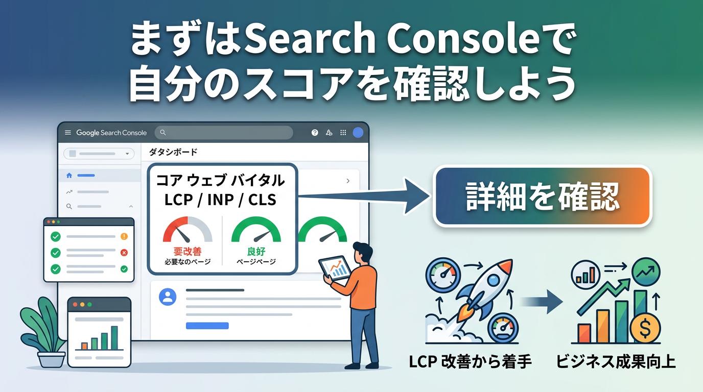 まとめ｜まずはSearch Consoleで自分のスコアを確認しよう