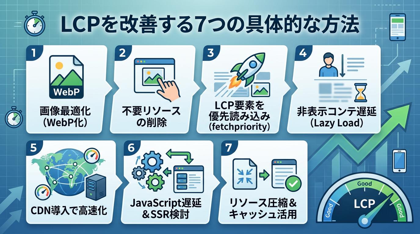 LCPを改善する7つの具体的な方法