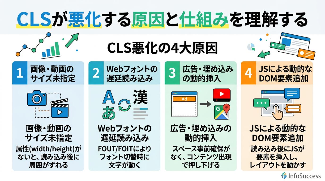 CLSが悪化する原因と仕組みを理解する
