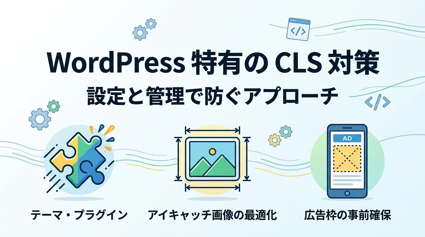 WordPressサイト特有のCLS対策