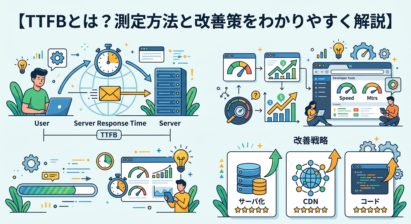 TTFBとは？測定方法と改善策をわかりやすく解説