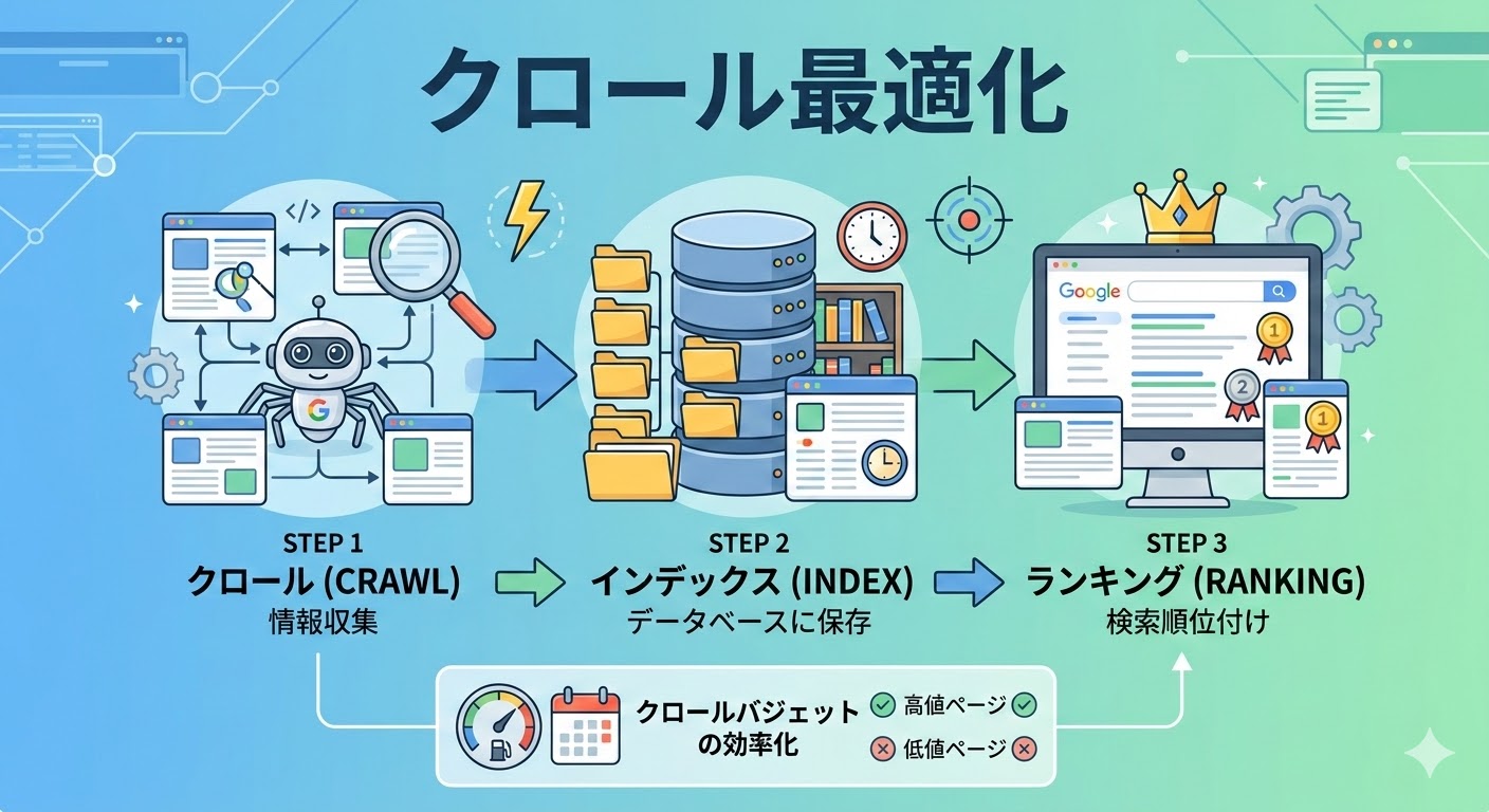 クロール最適化とは何か｜仕組みをわかりやすく解説
