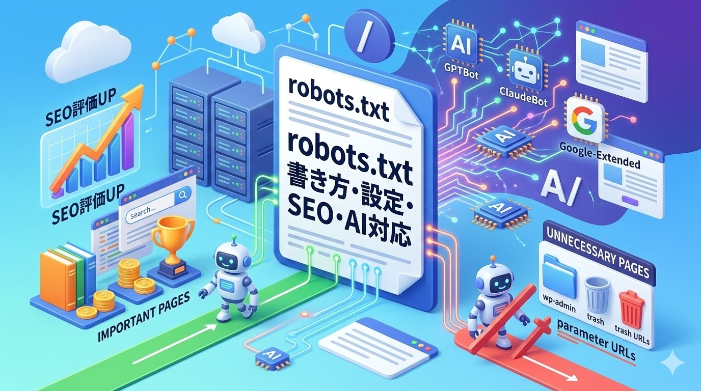 robots.txtの書き方と設定方法｜SEO効果とAI対応まで解説